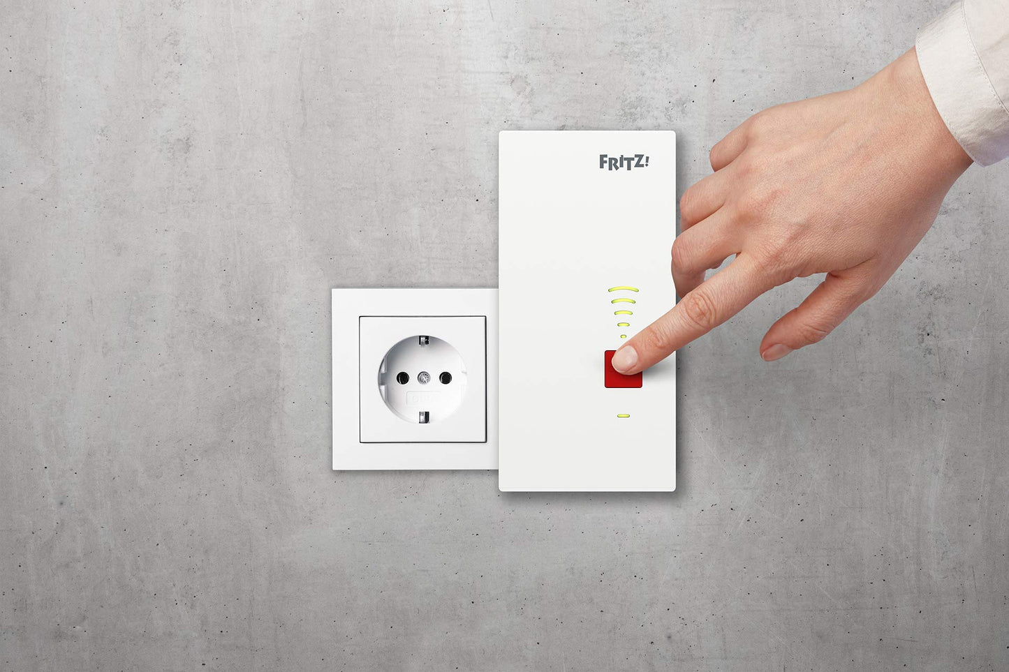 👉 Repeater WLAN Dual-Band AC+N – Bis zu 1733 Mbit/s (5GHz) + 600 Mbit/s (2.4GHz), mit Gigabit-LAN Anschluss